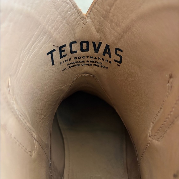 Tecovas Rich Brown Leather Cowboy Boots - Picture 5 of 6